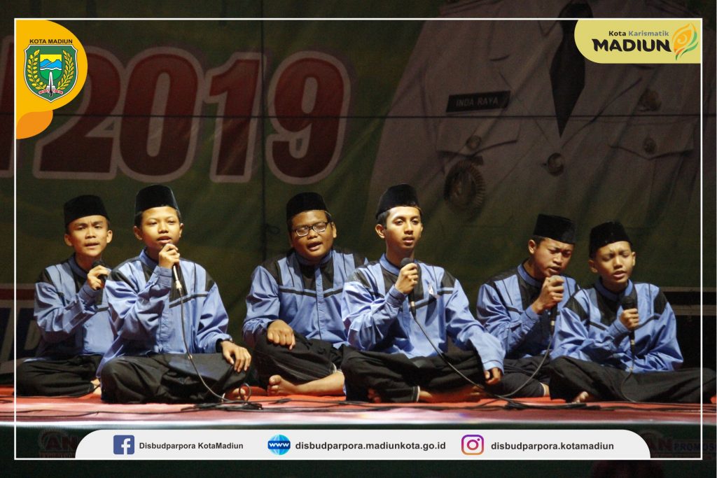 Lomba Puji-Pujian Meriahkan Malam di Alun- Alun Kota Madiun