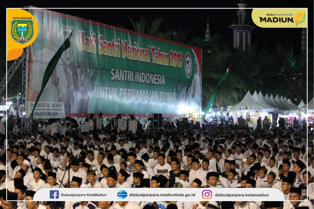 Peringati Hari Santri Nasional Pemkot Madiun Gelar Parade 1000 Rebana