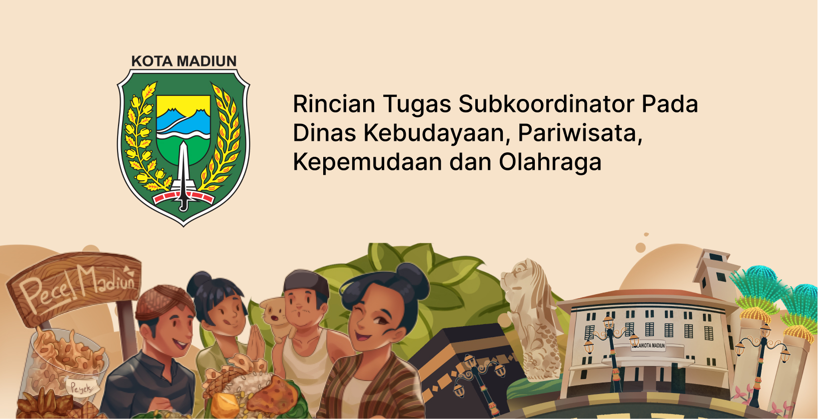 Rincian Tugas Subkoordinator Pada Dinas Kebudayaan, Pariwisata, Kepemudaan dan Olahraga