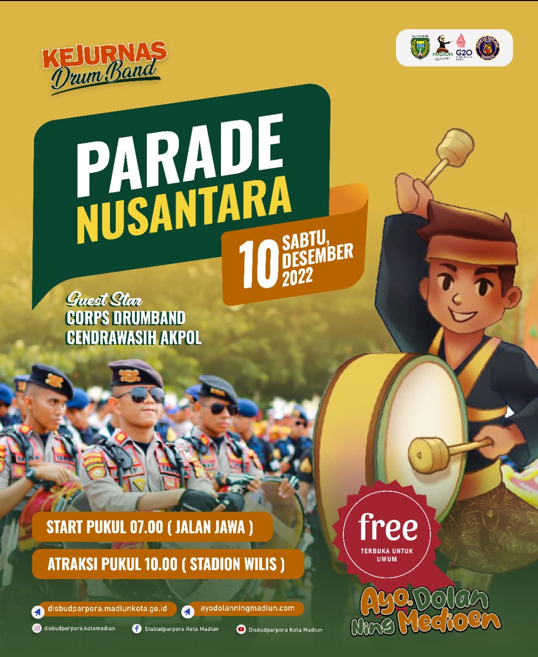 Parade Nusantara, 10 Desember 2022