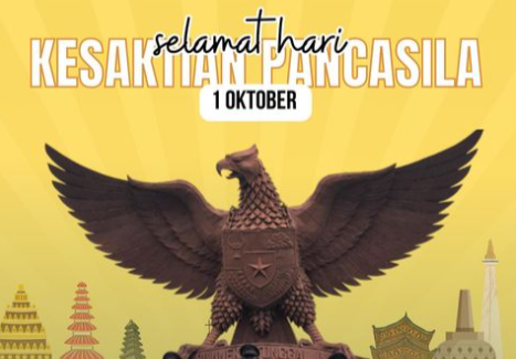 Selamat Hari Kesaktian Pancasila1 Oktober 2023