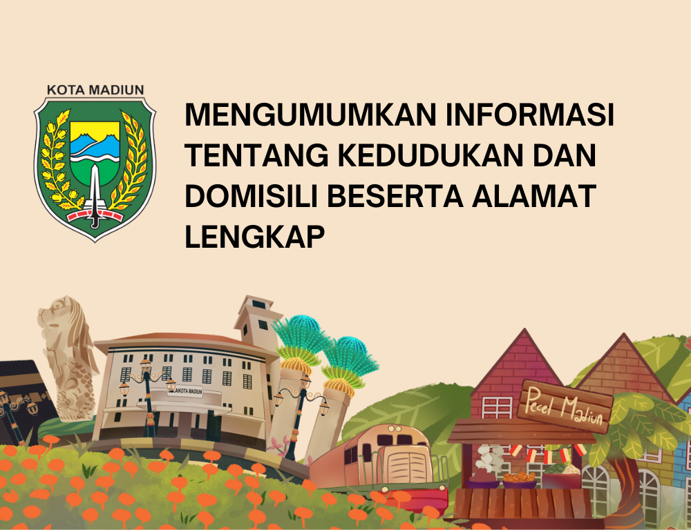 Mengumumkan Informasi Tentang Kedudukan dan Domisili Beserta Alamat Lengkap